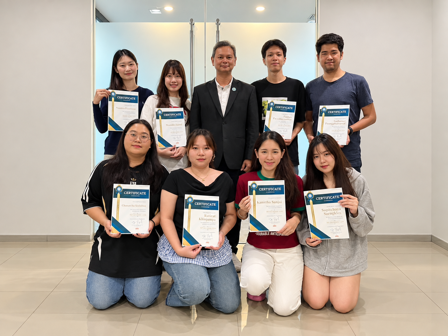 พิธีมอบใบรับรองกรรฝึกอบรม ISO/IEC27001 และ ISO/IEC20000-1